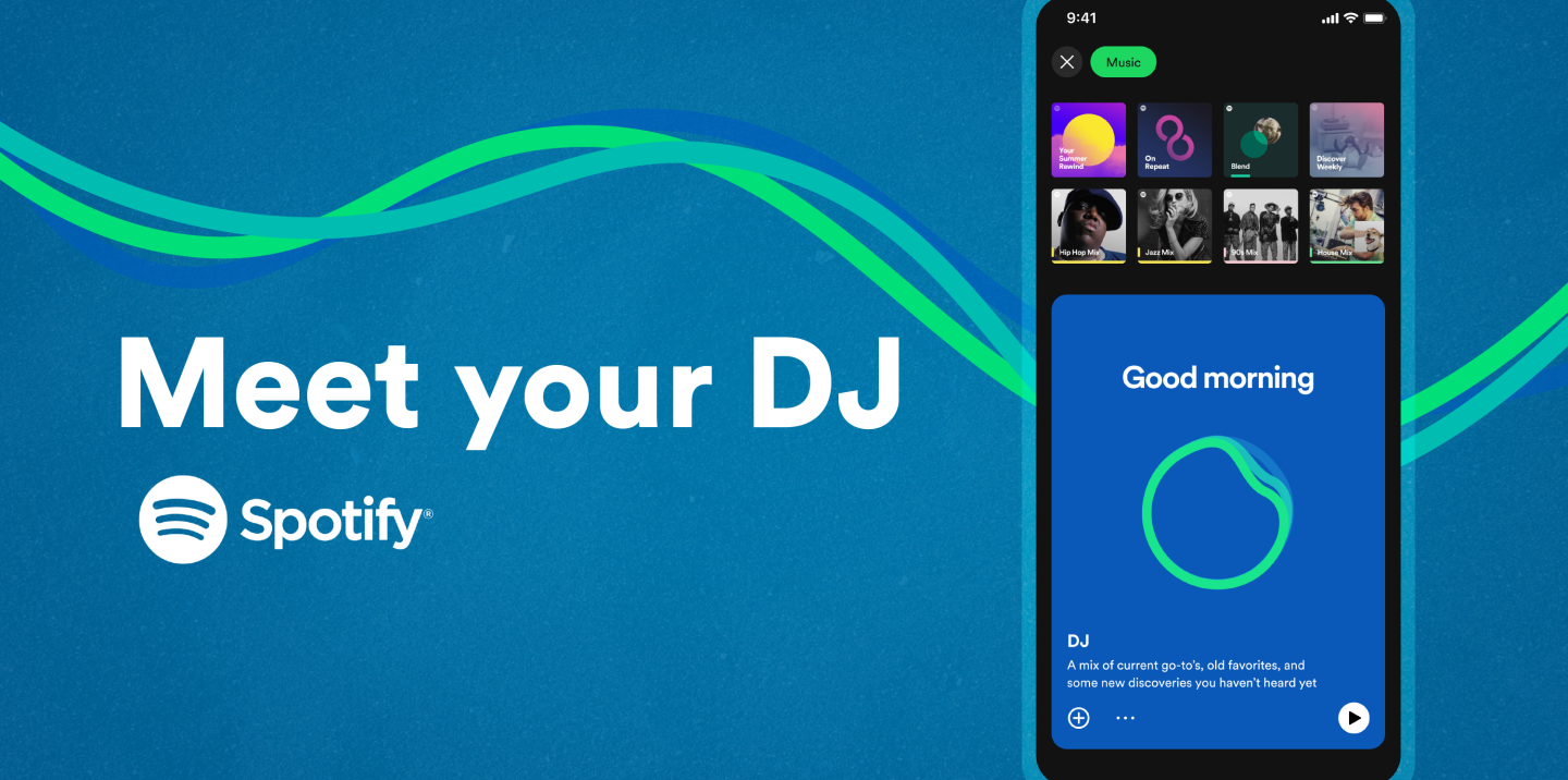 DJ de Spotify es una nueva herramienta de la empresa sueca para la recomendación de música